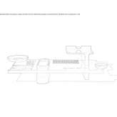 Low rectangular wooden coffee table Dubova