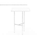 Square steel coffee table Tanaco