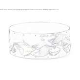 Low aluminum coffee table Pepieux