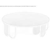 Round iron coffee table Davod