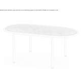 Oval coffee table made of cork Tuchin