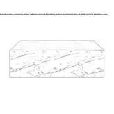 Low square coffee table made of marble Doerfl
