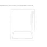 Square marble side table Wasmes