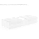 Multi-layer wooden coffee table with storage space Sabanozu