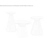 Round ceramic coffee table Pazarcik