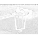 Marble coffee table for the living room Earth