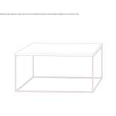 Rectangular coffee table made of MDF Puymoyen