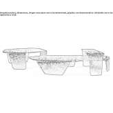 Tempered glass coffee table Sadovoye