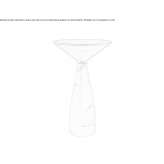 Okrągły drewniany wysoki stolik boczny Bardon