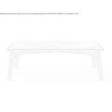 Rectangular marble coffee table Iaciara