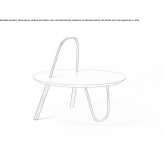 Round wooden coffee table Solkan