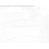 Niski trójkątny stolik kawowy z drewna i szkła Polatsk