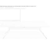 Low rectangular coffee table Cuyamel