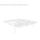 Arabescato marble coffee table Guacari