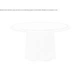 Round ash coffee table Walsden