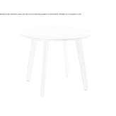 Round wooden coffee table Kabelvag