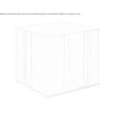 Low square coffee table made of glass Cualac