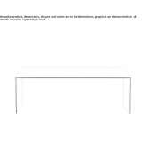 Prostokątny stolik kawowy do salonu Pasiga