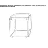 Kwadratowy wysoki metalowy stolik boczny ze szklanym blatem i marmurową podstawą Jatznick
