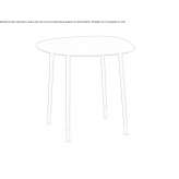 Metal coffee table for the living room Orzysz