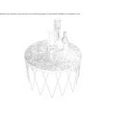 Round marble coffee table Ponte