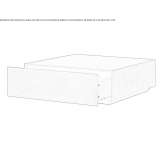 Low coffee table made of wooden veneer with storage space Doerfl