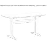 Rectangular wooden high side table Sumrall