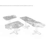 Marble coffee table for the living room Gabrovo