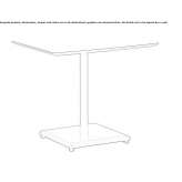 Rectangular wooden high side table Sumrall