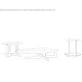 Marble coffee table Citrus