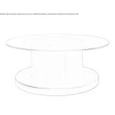 Round glass coffee table Vichuga