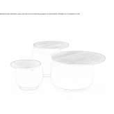 Round coffee table made of Murano glass Varvarin