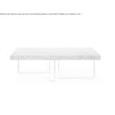 Handmade rectangular coffee table made of marble Blavozy