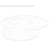 Swivel coffee table made of onyx Remse