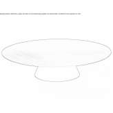 Low round coffee table made of larch Sotrile
