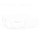 Low square coffee table with integrated magazine rack Xalostoc