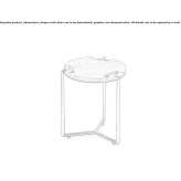 Round side table Guamal