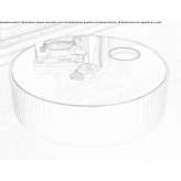 Round wooden coffee table Heist