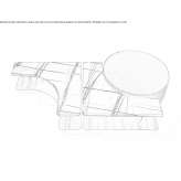 Modular marble coffee table Lent
