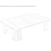 Rectangular marble coffee table Lebus