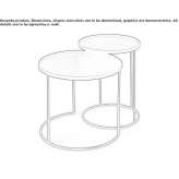 Round wooden side table Kwinana