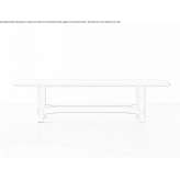 Low rectangular coffee table made of oak wood Sina