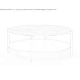 Round coffee table Rognac