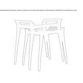 High side table, stackable Namballe