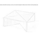 Modular triangular coffee table Bidwill
