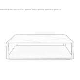 Low coffee table with storage space Condom