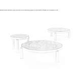 Round coffee table Cmielow