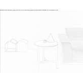 Round coffee table Mezraa