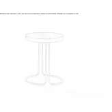 Round high side table Saransk