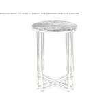 Round high side table Garchizy